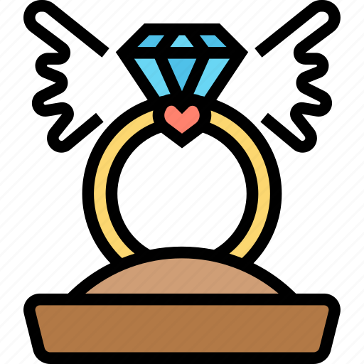 Jewelry, engagement, wedding, ring, diamond icon - Download on Iconfinder