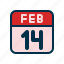 valentine, calendar, date, event, schedule 