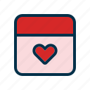 valentine, memo, love, letter, pin, post, marker