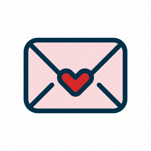 Valentine, message, love, letter, envelope, mail, heart icon - Download on Iconfinder