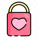 padlock, lock, key, love key, valentine, valentine&#x27;s day, heart, love, romantic