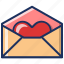 love, valentine, chat, chatting, mail, message, communication, couple 