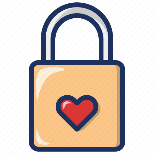 Love, padlock, heart, romance, romantic, valentine, wedding icon - Download on Iconfinder
