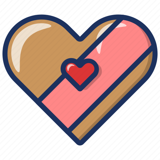 Love, valentine, heart, romance, romantic, couple, chocolate icon - Download on Iconfinder