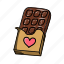 chocolate, love, couple, valentine, heart, romantic, gift 