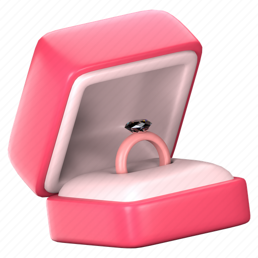 Gift, love, engagement, wedding, jewelry, ring, box icon - Download on Iconfinder