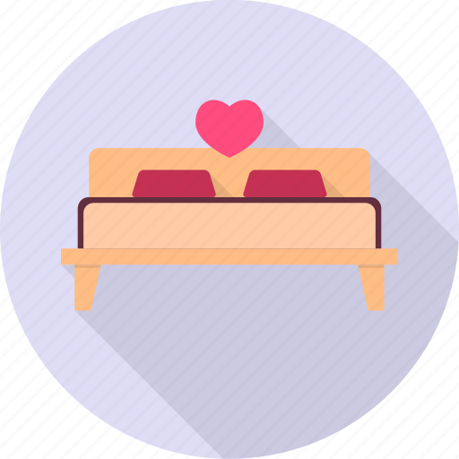 Bed, couple, love, sleep, valentine, wedding icon - Download on Iconfinder