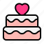 cake, love, romance, valentine, wedding 