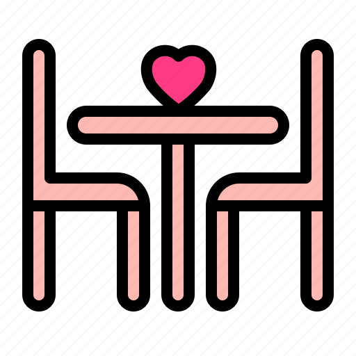 Date, dinner, love, romance, valentine icon - Download on Iconfinder