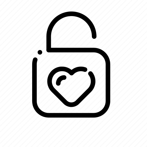 Lock, protection, romance, safety, security, valentine icon - Download on Iconfinder