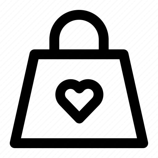 Bag, love, romance, shop, valentine icon - Download on Iconfinder