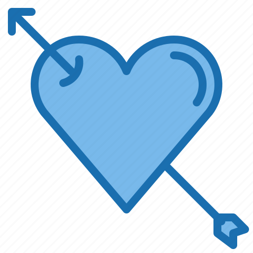 Arrow, couple, day, happy, heart, love, romantic icon - Download on Iconfinder