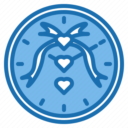 Clock, couple, day, happy, love, romantic icon - Download on Iconfinder