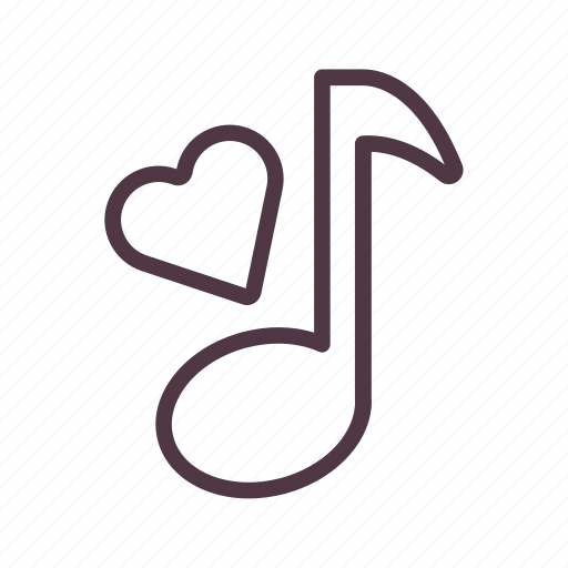 Love, married, music, song, valentine, wedding, note icon - Download on Iconfinder
