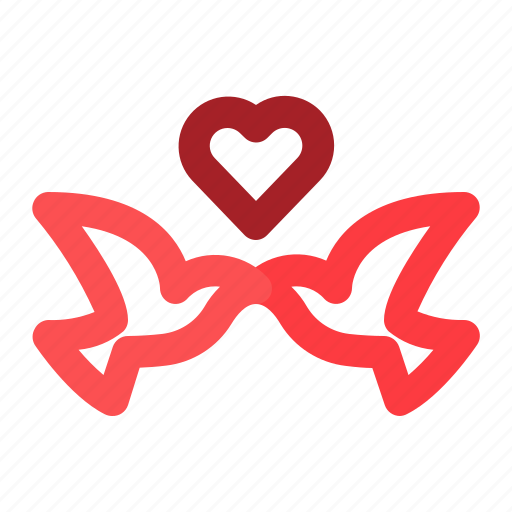 Birds, dove, love, romance, valentine icon - Download on Iconfinder