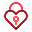 key, lock, love, romance, valentine