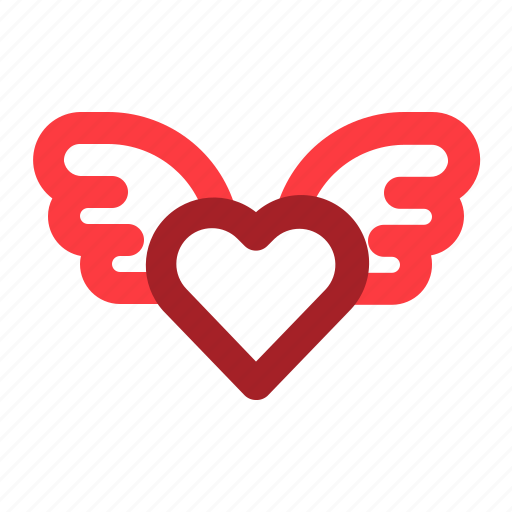 Love, romance, valentine, wings icon - Download on Iconfinder