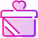 gift box, heart, ribbon, valentine day 