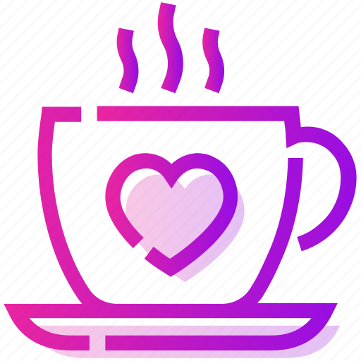 Coffee, cup, drink, heart, valentine day icon - Download on Iconfinder