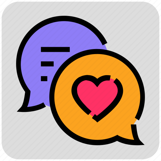 Chat, heart, valentine day icon - Download on Iconfinder