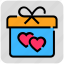 gift box, heart, valentine day 