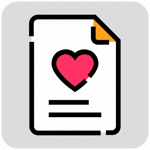 Heart, letter, paper, valentine day icon - Download on Iconfinder