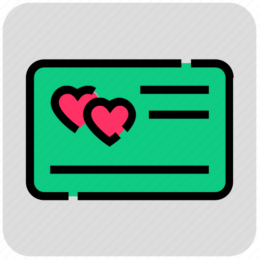 Account, card, heart, valentine day icon - Download on Iconfinder