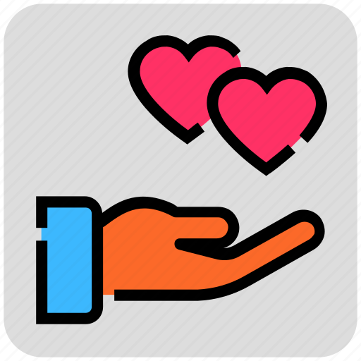 Hand, heart, valentine day icon - Download on Iconfinder