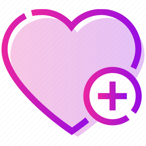 Add, heart, plus, valentine day icon - Download on Iconfinder