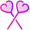 heart, lollipop, valentine day