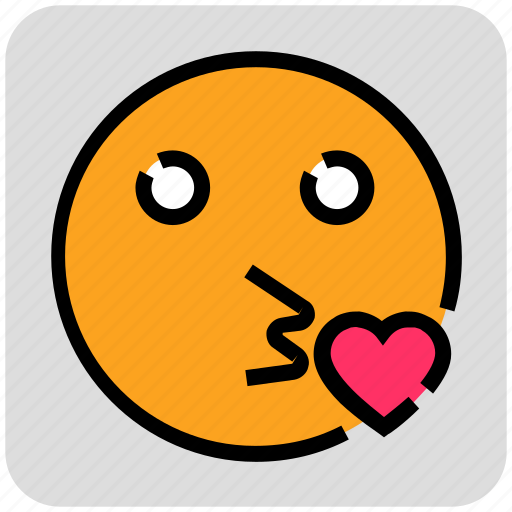 Emoji, emoticon, kiss, valentine day icon - Download on Iconfinder
