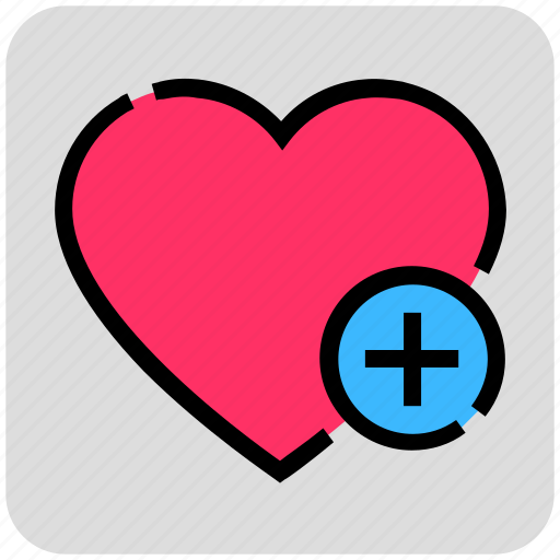 Add, heart, plus, valentine day icon - Download on Iconfinder