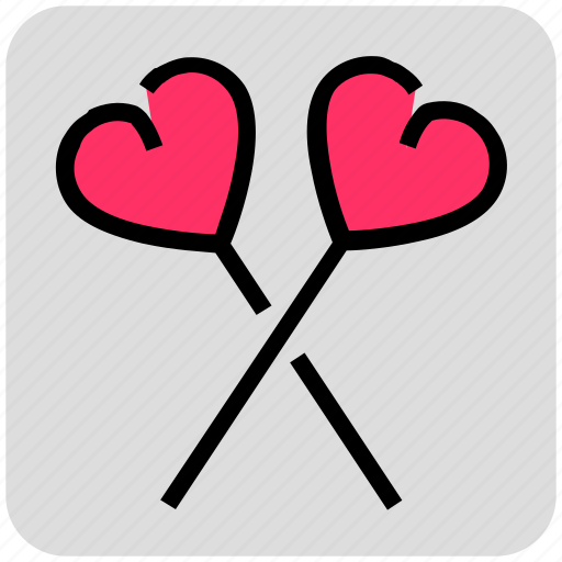 Heart, lollipop, valentine day icon - Download on Iconfinder