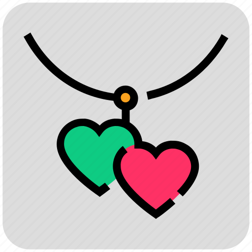 Heart, locket, necklace, valentine day icon - Download on Iconfinder