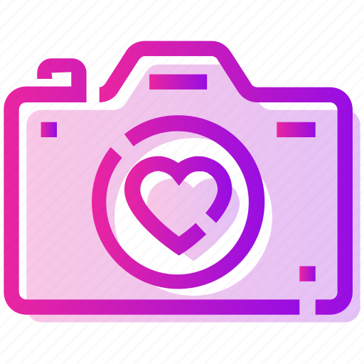 Camera, image, photo, photography, valentine day icon - Download on Iconfinder