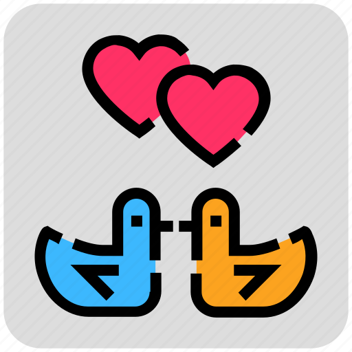 Birds, heart, love, romance, valentine day icon - Download on Iconfinder
