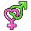 gender, male, female, symbol, relationship, affection, love 