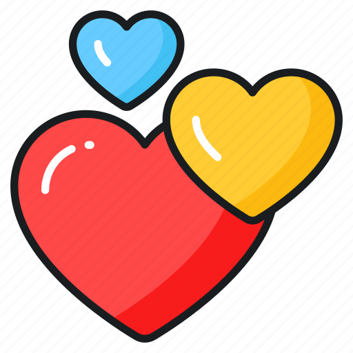 Hearts, love, romance, emotions, romantic, valentine, day icon - Download on Iconfinder