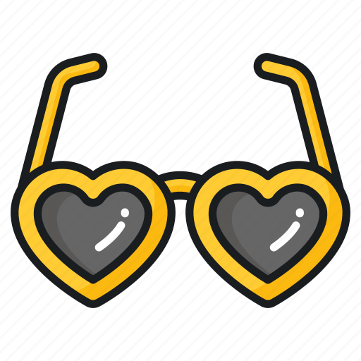 Heart, glasses, goggles, fashion, spectacles, valentine, specs icon - Download on Iconfinder