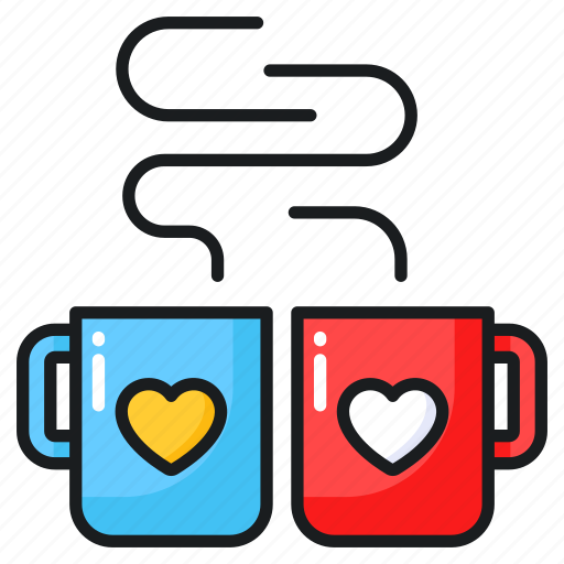 Coffee, tea, love, cup, mug, romantic, romance icon - Download on Iconfinder