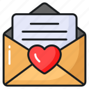 love, letter, heart, message, mail, valentine, day
