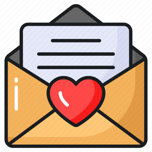 Love, letter, heart, message, mail, valentine, day icon - Download on Iconfinder