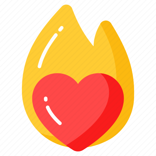 Passion, love, heart, passionate, burning, affection, romantic icon - Download on Iconfinder