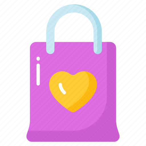 Shopping, bag, valentine, day, love, gift, tote icon - Download on Iconfinder