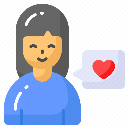 Girl, avatar, women, chat, love, romantic, message icon - Download on Iconfinder