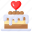 cake, heart, love, wedding, valentine, bakery, dessert 