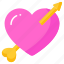 arrow, heart, romance, cupid, affection, valentine, day 