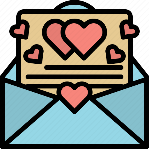 Valentineday, filledoutline, envelope, love, heart, message, romance icon - Download on Iconfinder