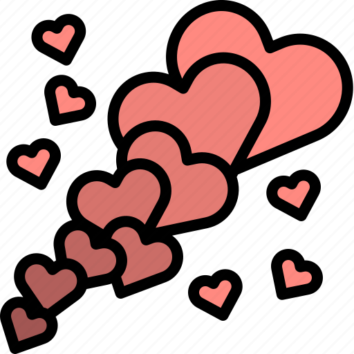 Valentineday, filledoutline, heart, love, valentine, romance, romantic icon - Download on Iconfinder