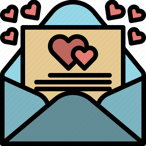 Valentineday, filledoutline, loveletter, heart, mail, valentine, romance icon - Download on Iconfinder